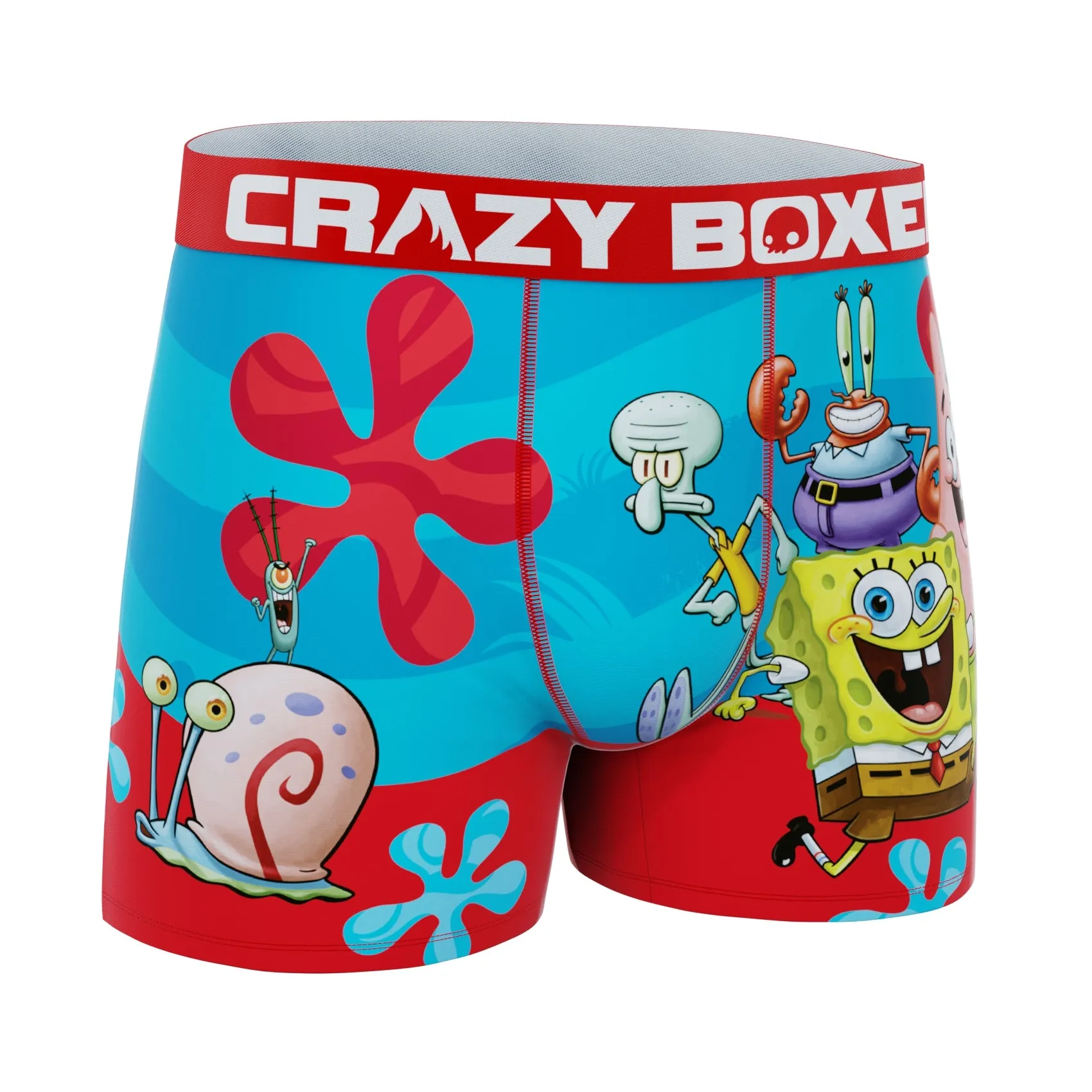 CRAZYBOXER Spongebob Friends Men's Boxer Briefs