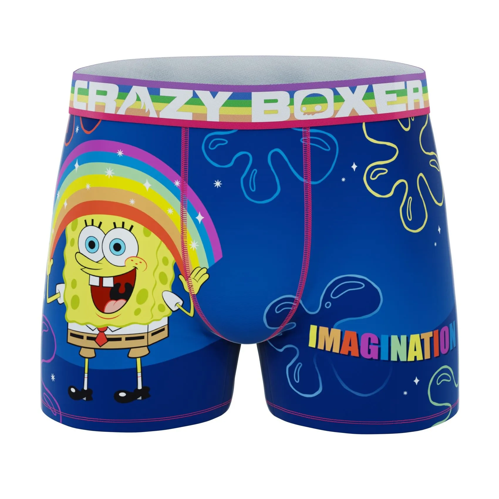 CRAZYBOXER Spongebob Fun Men's Boxer Briefs (3 pack)