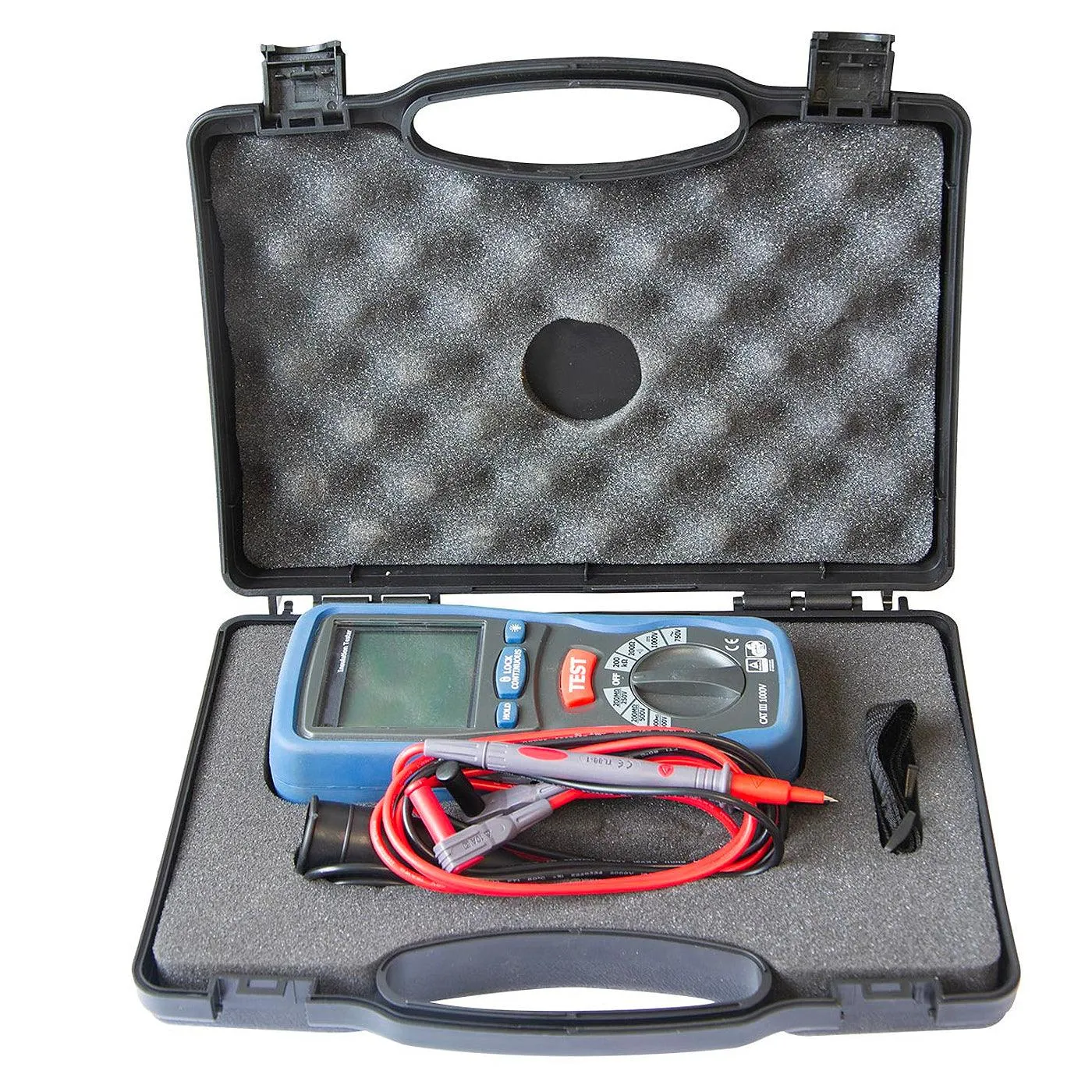 Electrical Insulation Tester Kit with Dual Display