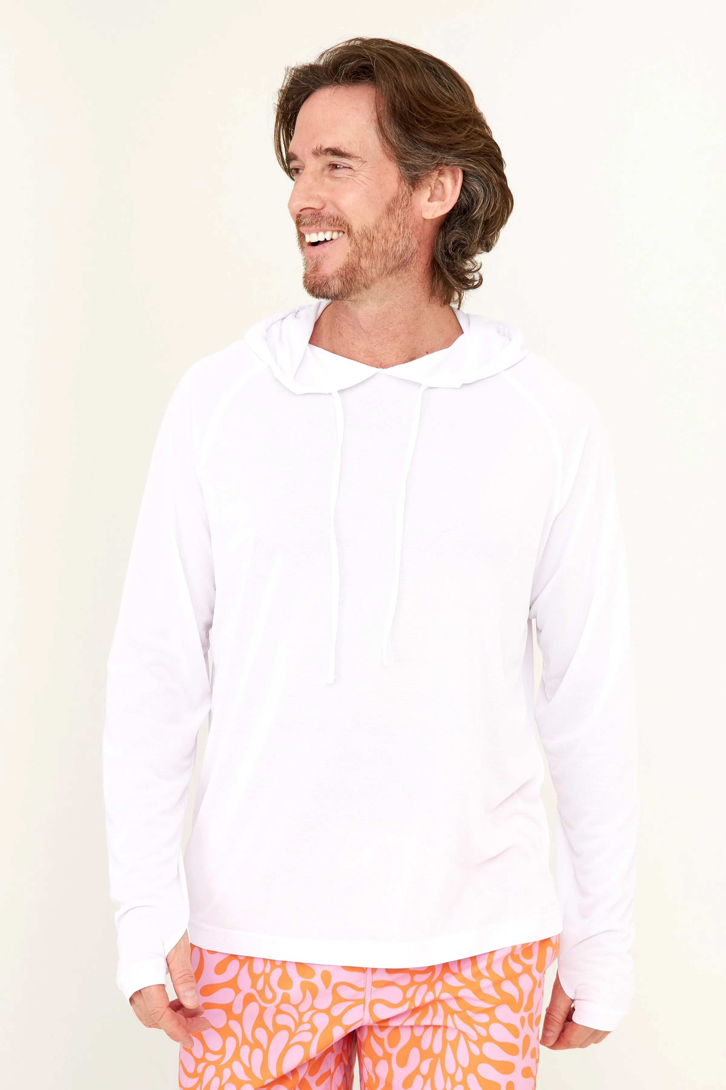 Eli Hoodie UPF50 Top - White