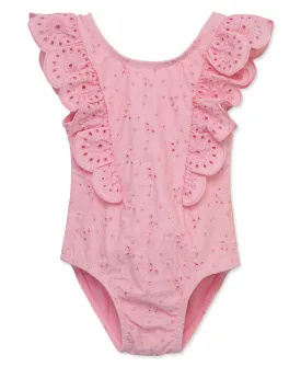 Eyelet Infant Swimsuit (6M-24M)