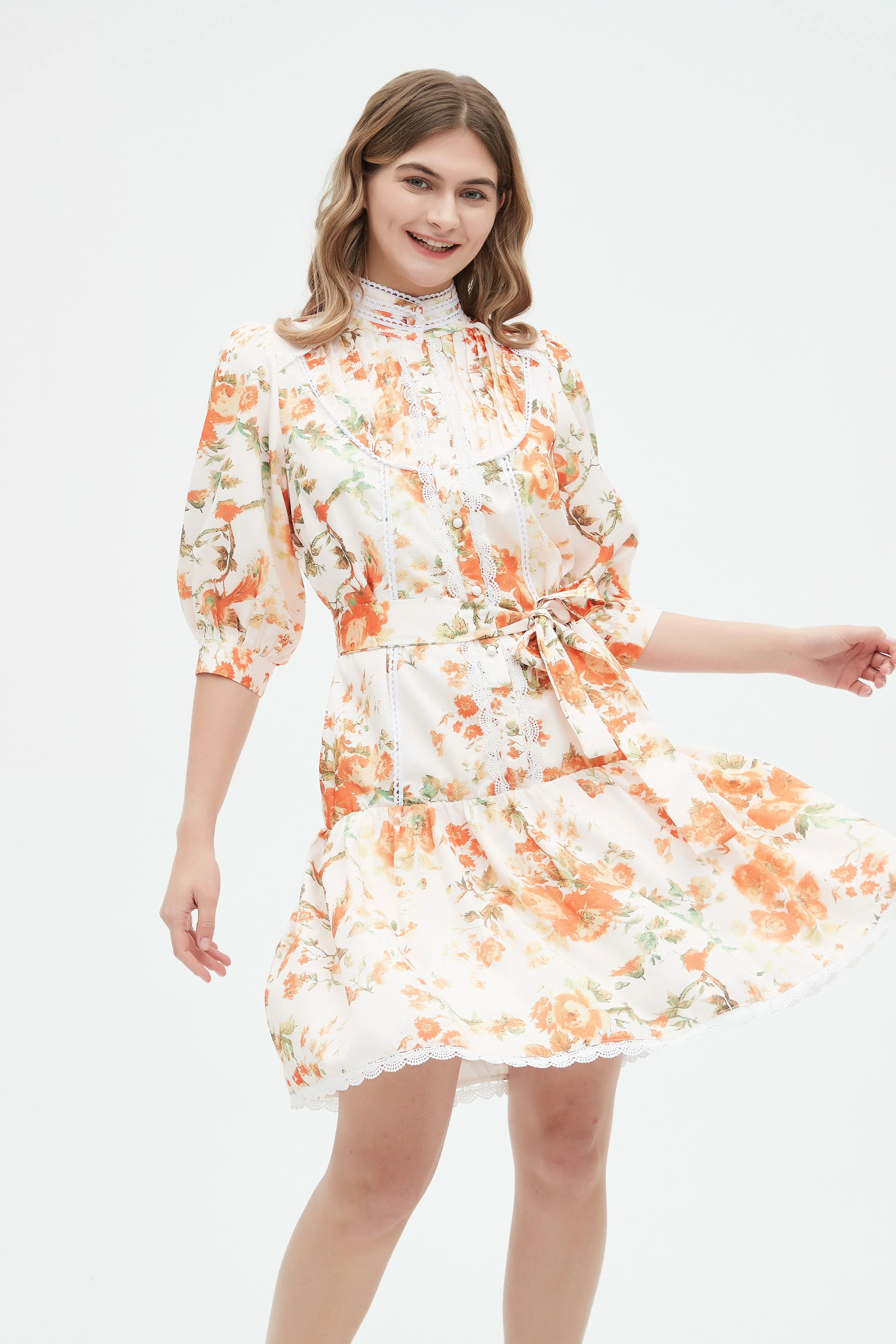 FIORIE FLORAL SHIFT DRESS byMM