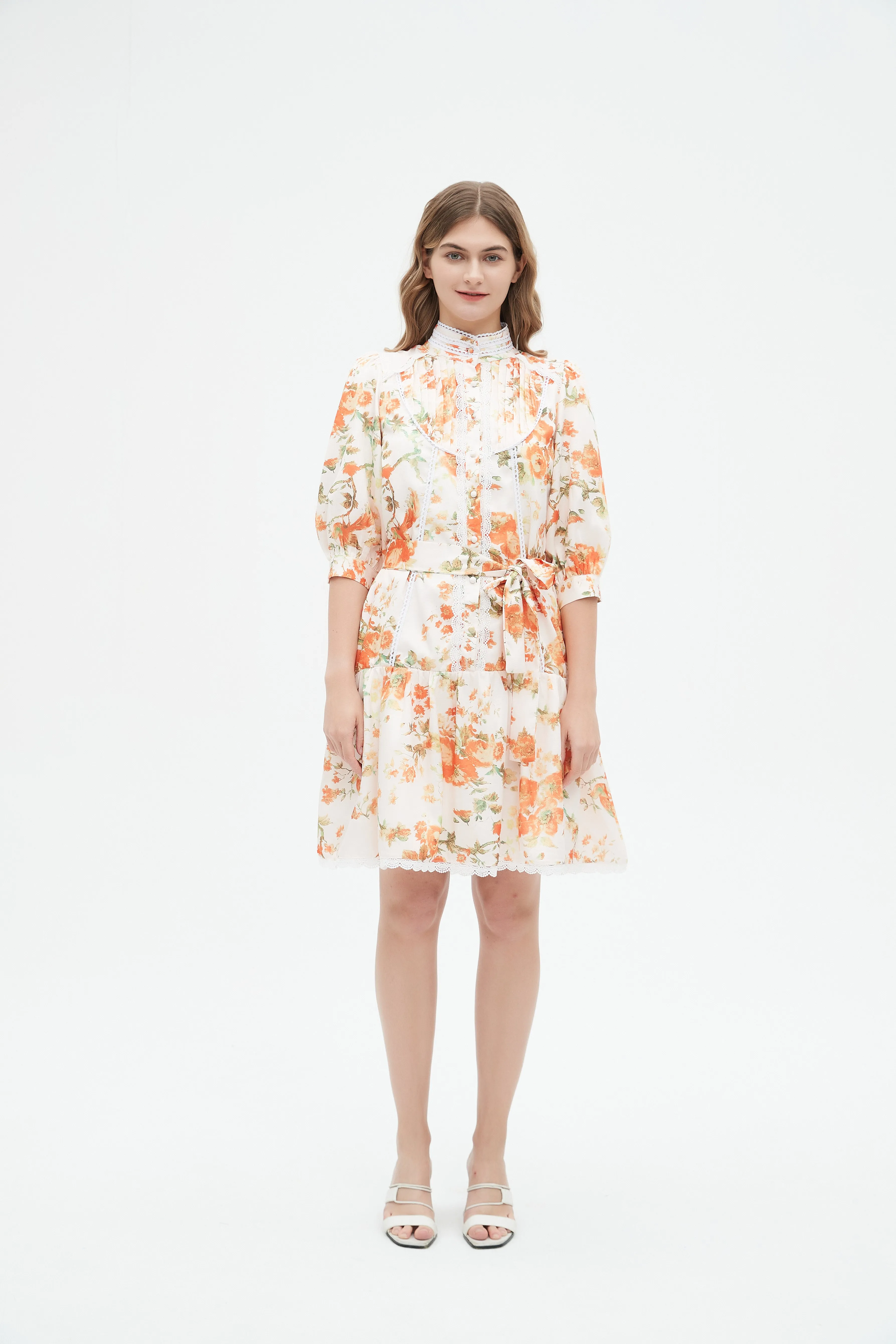 FIORIE FLORAL SHIFT DRESS byMM