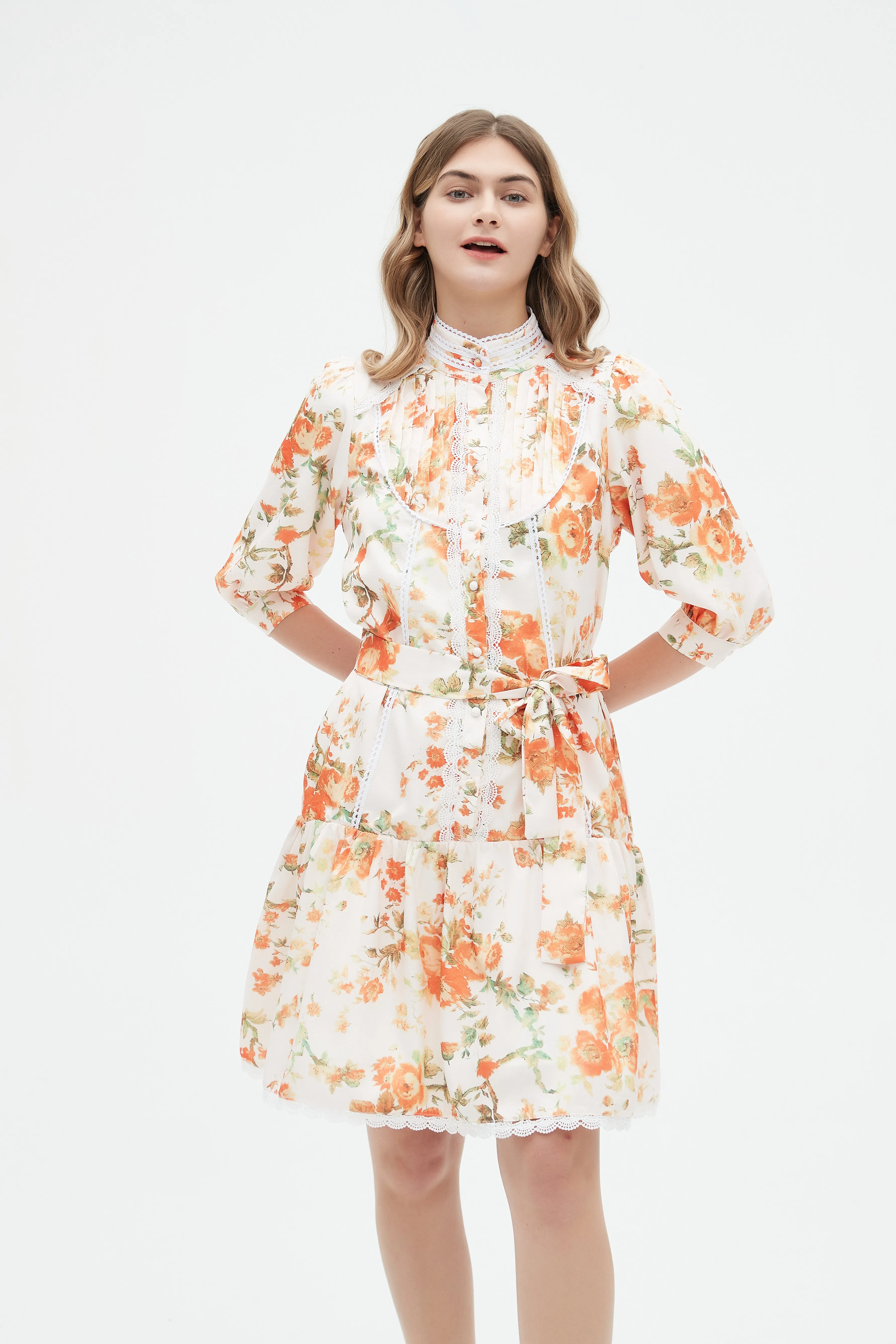 FIORIE FLORAL SHIFT DRESS byMM