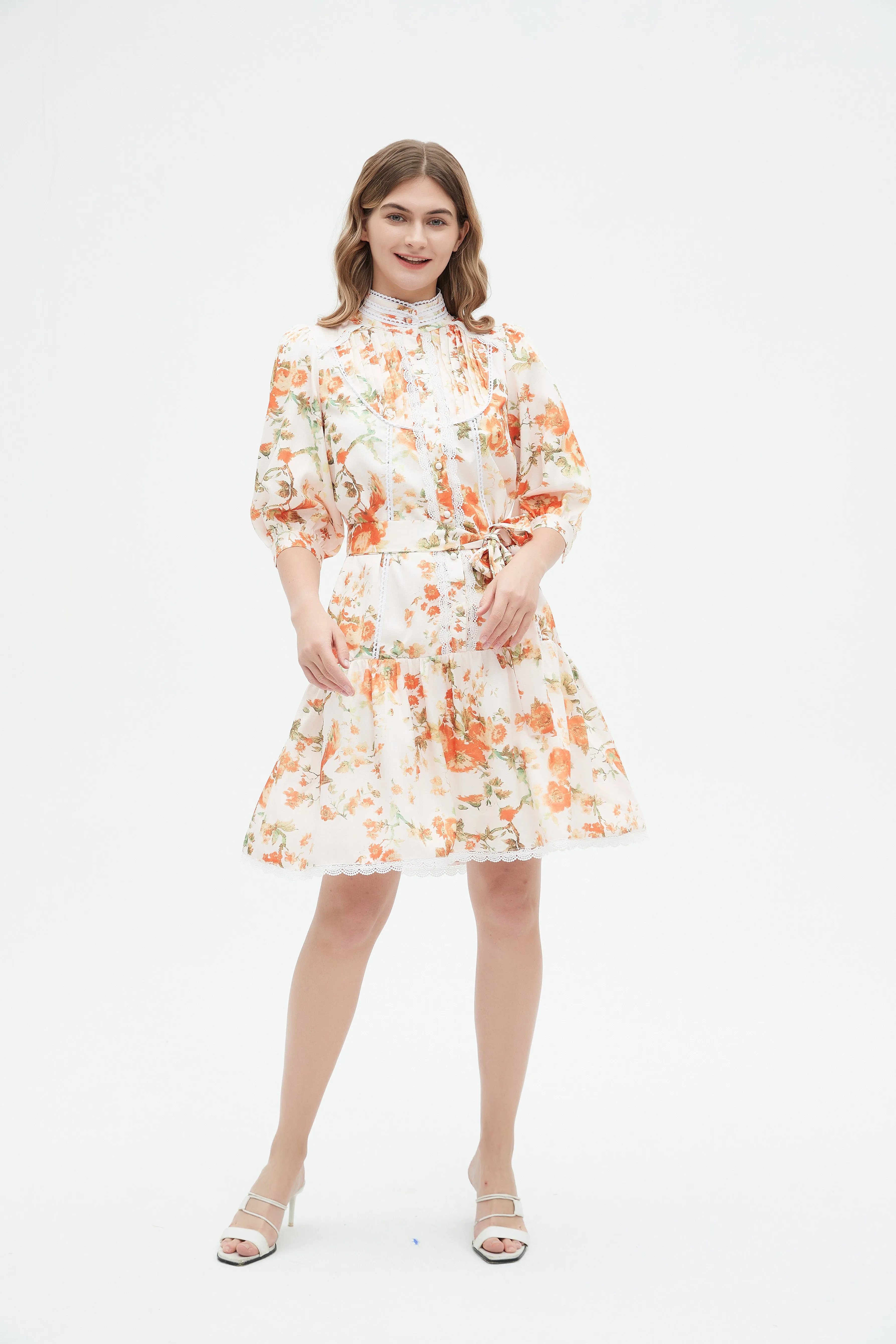 FIORIE FLORAL SHIFT DRESS byMM