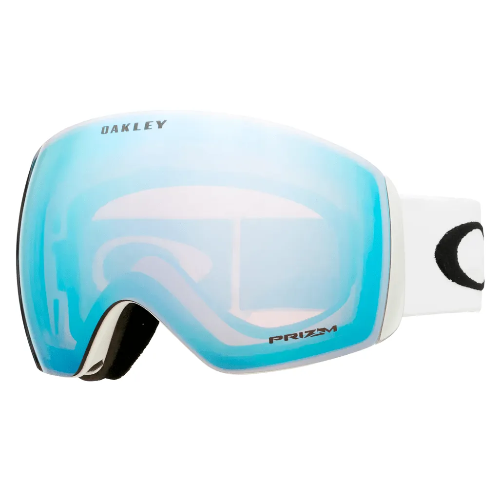 Flight deck L goggle - Matte white / Prizm™ sapphire