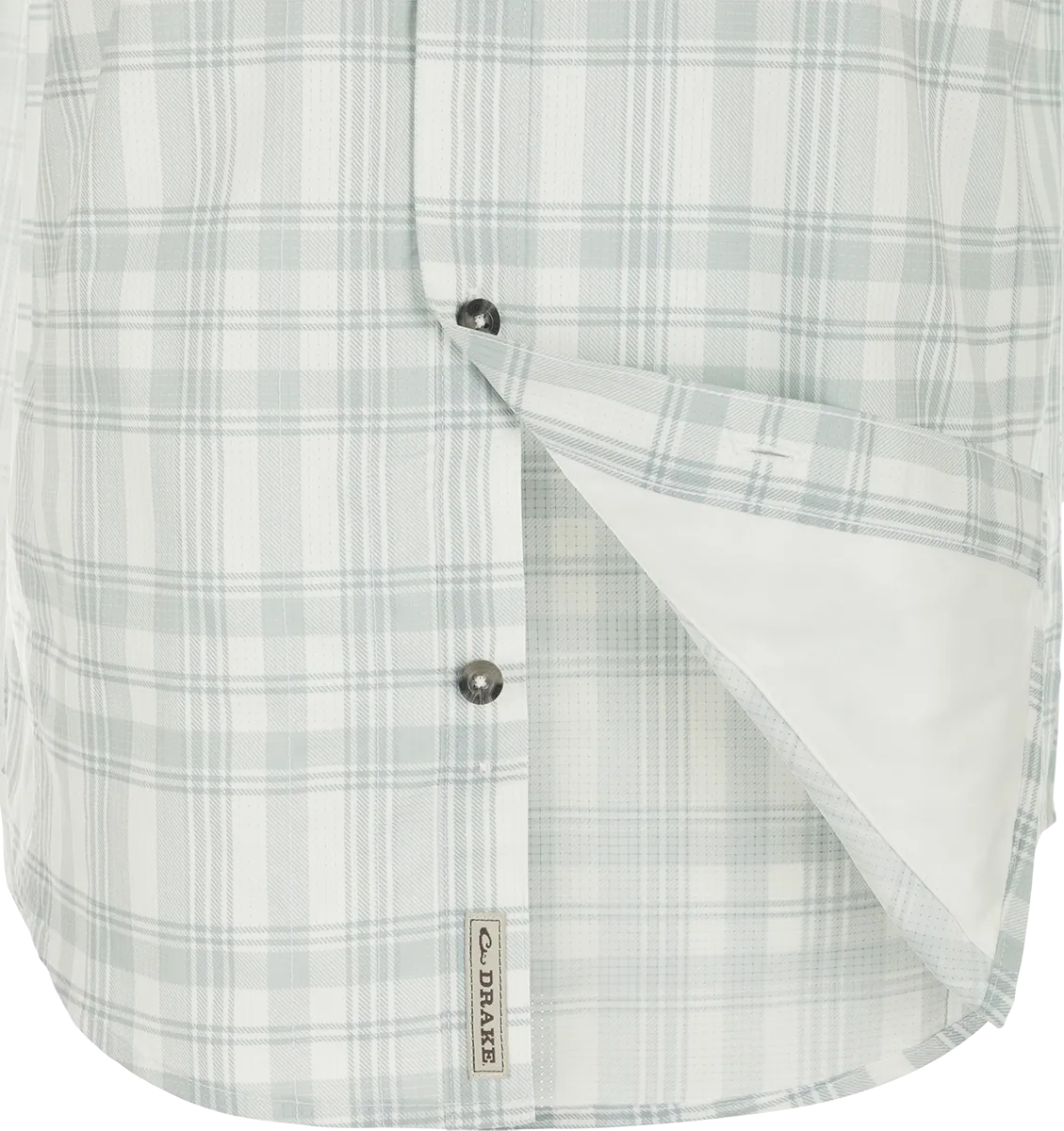 Frat Faded Plaid Button-Down Short Sleeve Shirt