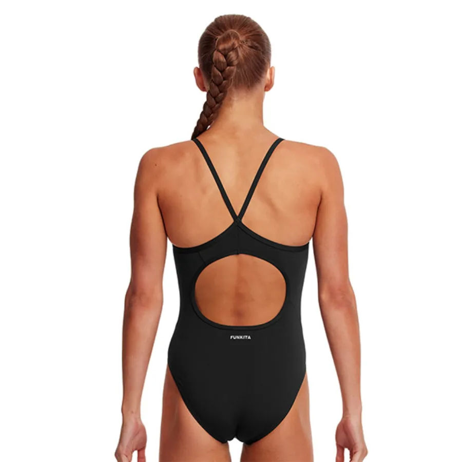 Funkita Girls Diamond Back One Piece FS11G- Still Black