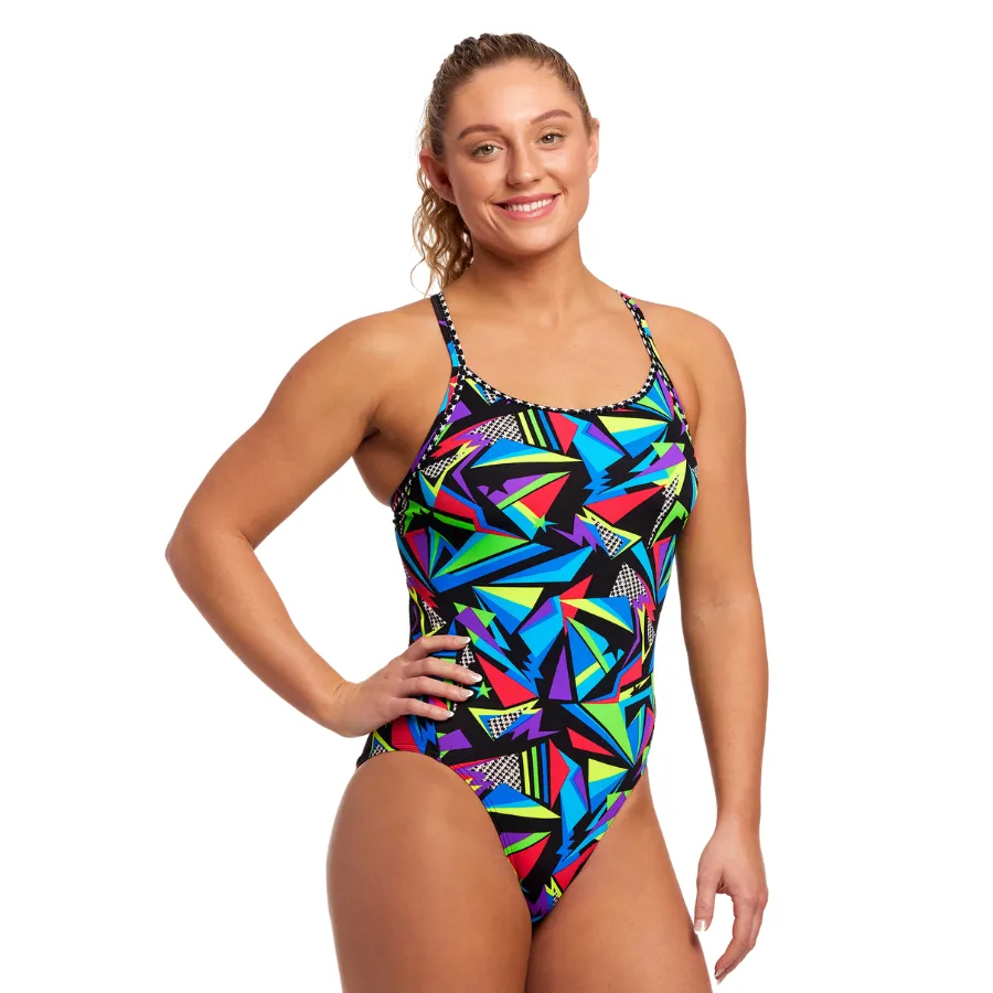 Funkita Womens Diamond Back One Piece FS11L - Beat It