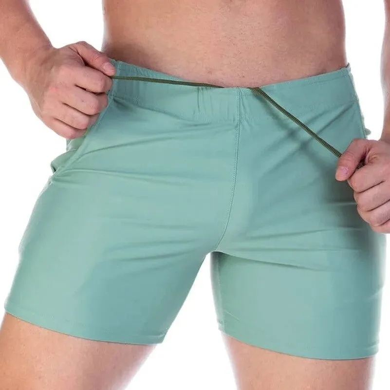 Gigo Traditional 5" swim trunks green