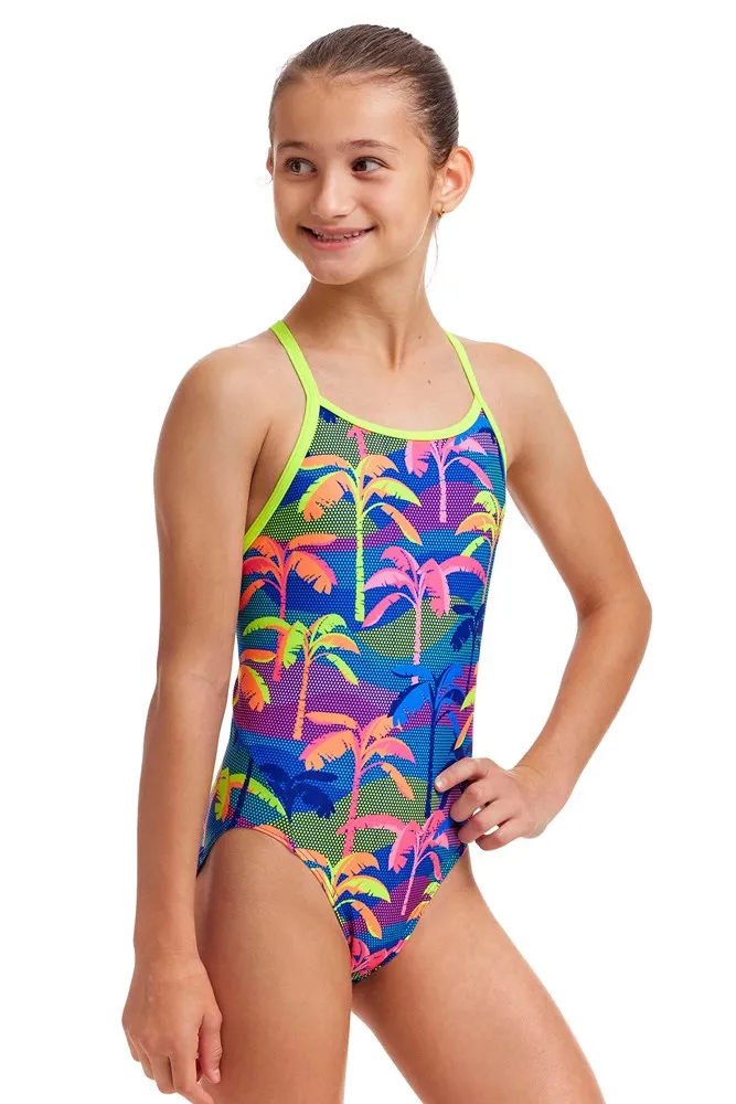 GIRL'S PALM A LOT DIAMOND BACK ONE PIECE