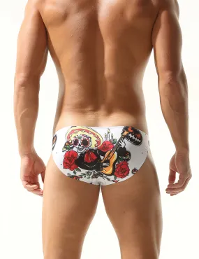 Halloween Roses Bikini Brief 230105