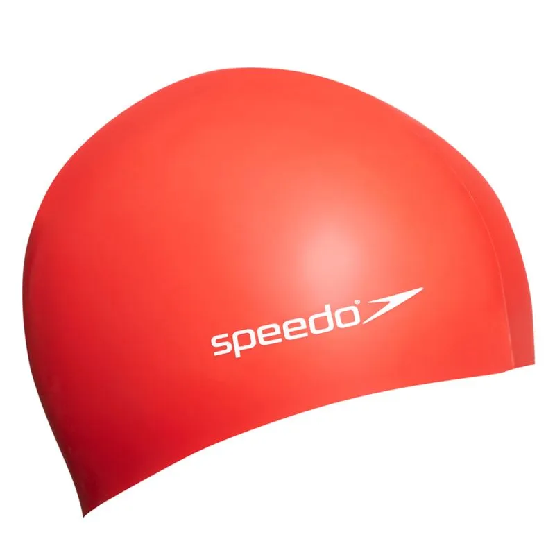 Junior Plain Flat Silicone Swim Cap