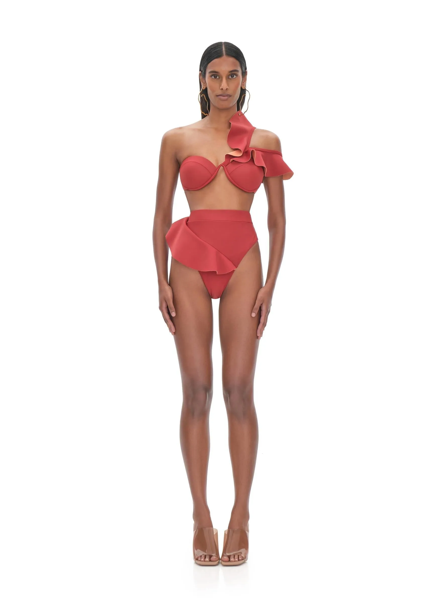 Kiara Red High Rise Bikini