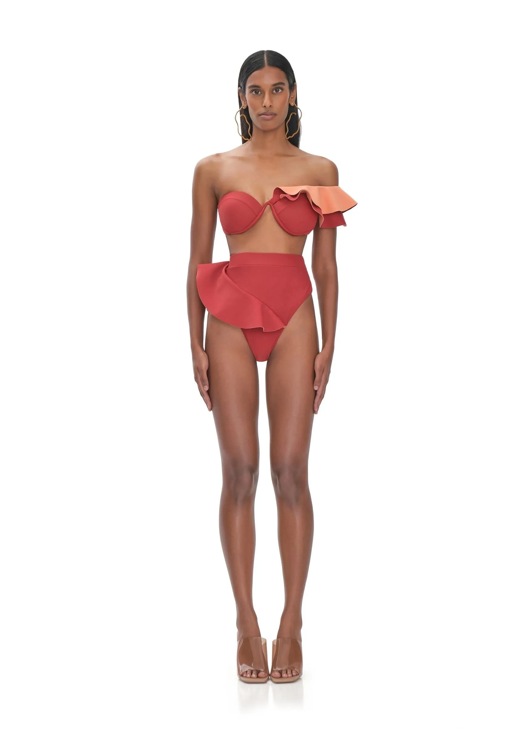 Kiara Red High Rise Bikini