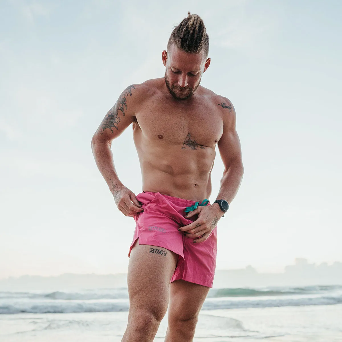 Le Boiz - Dude, Sweet - Pink Boardshorts