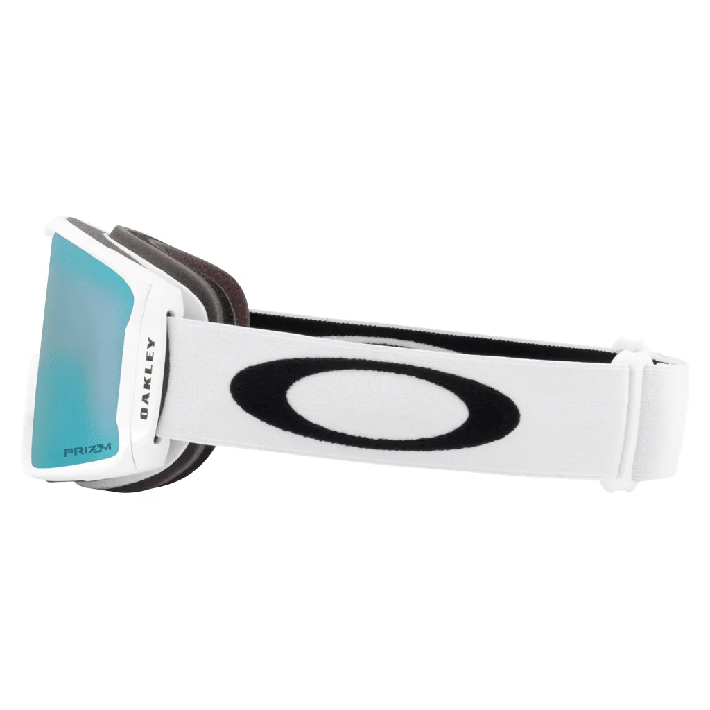 Line miner M goggle - Matte white / Prizm™ sapphire