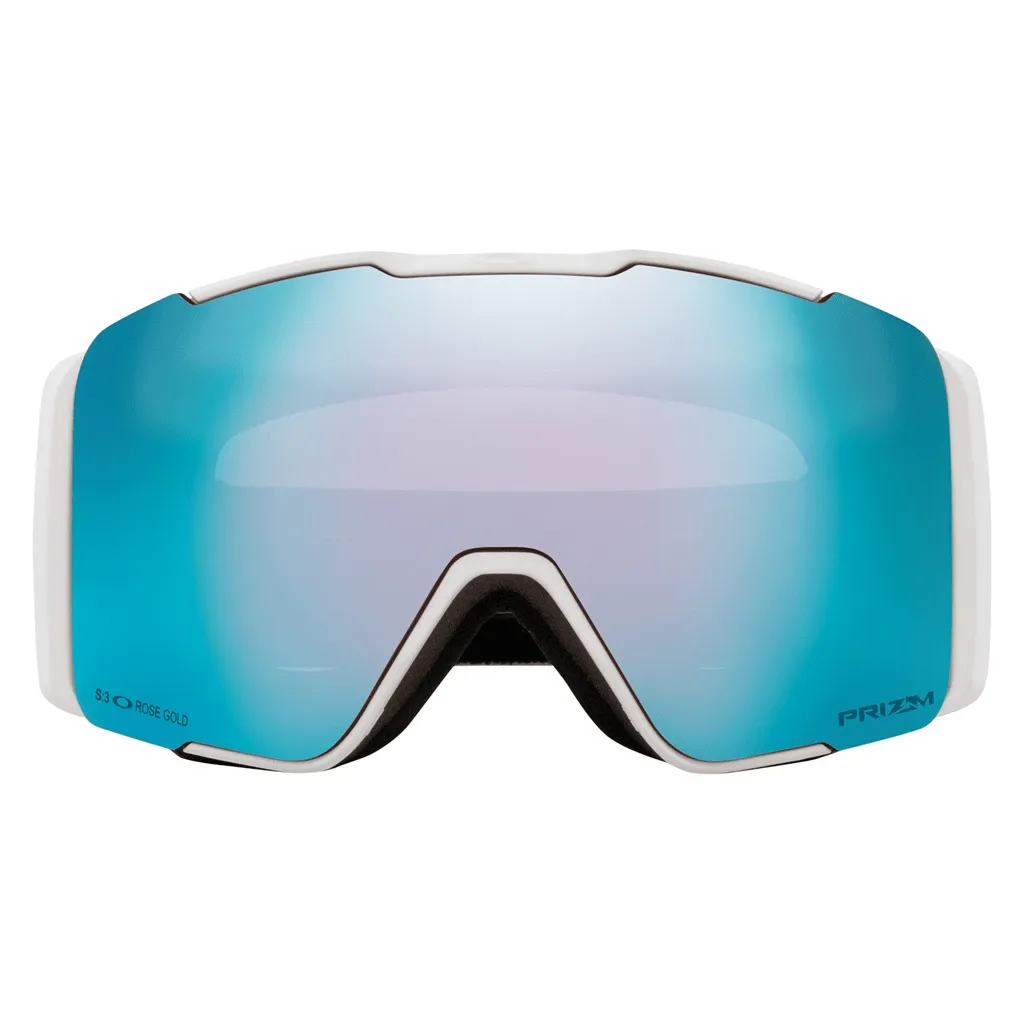 Line miner Pro L goggle - Matte white / Prizm™ sapphire   Prizm™ iced