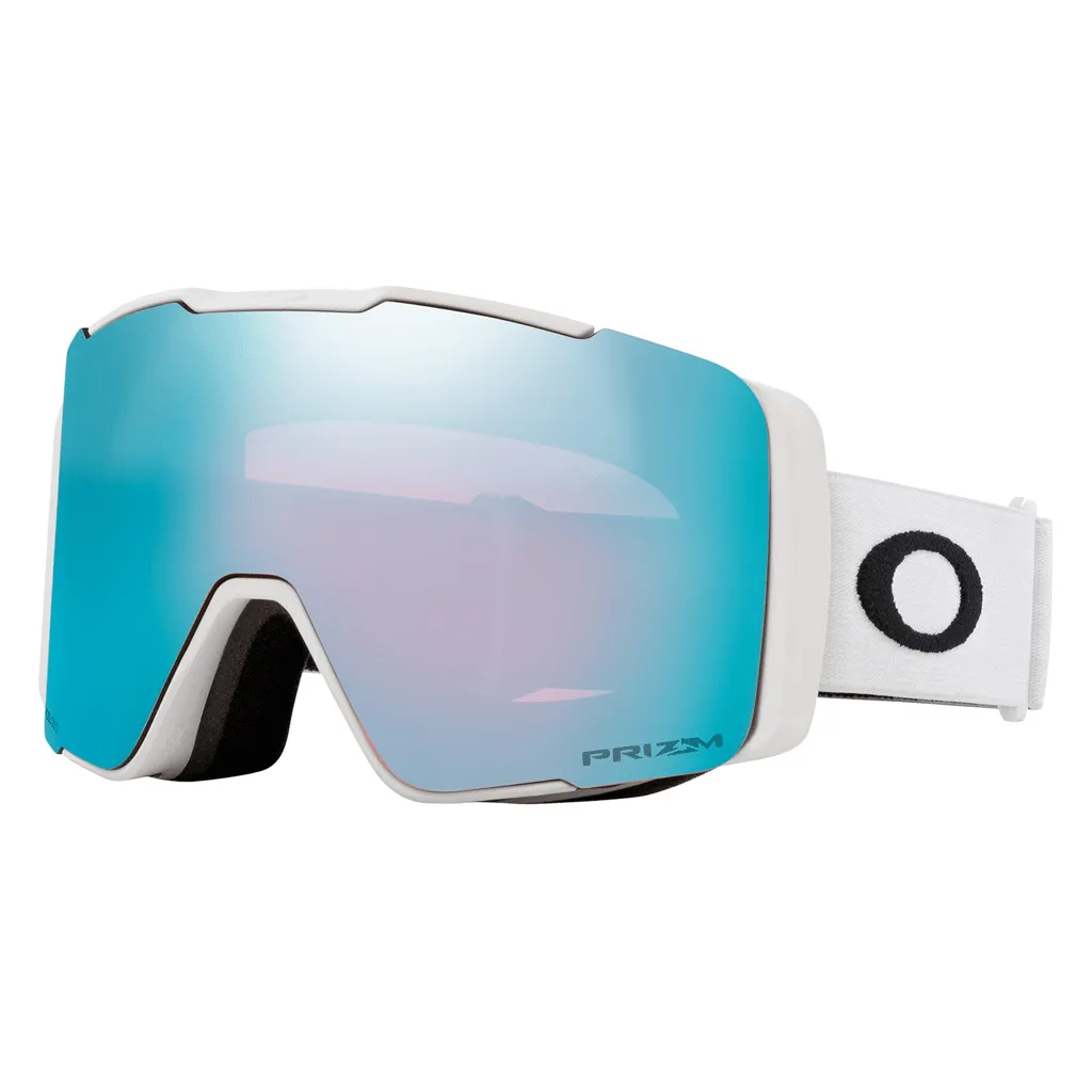 Line miner Pro L goggle - Matte white / Prizm™ sapphire   Prizm™ iced