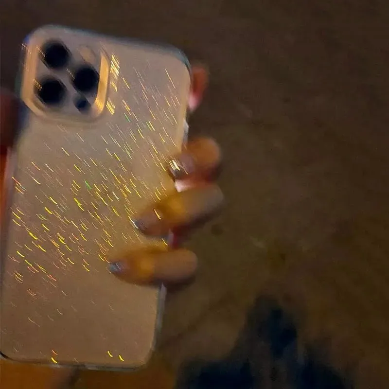 Luxury Glitter Transparent Clear iPhone Case