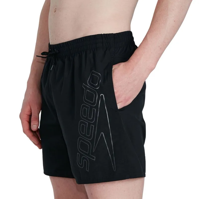 Men's BoomBoom Logo 16" Watershort - Black/Metallic Grey ( 8-12432G824)