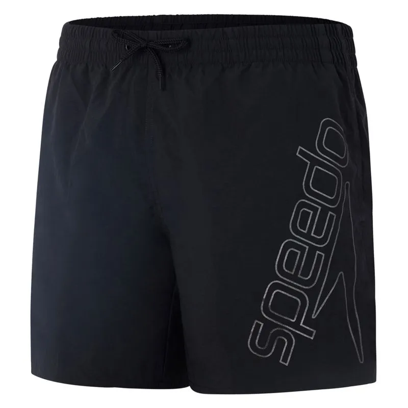 Men's BoomBoom Logo 16" Watershort - Black/Metallic Grey ( 8-12432G824)