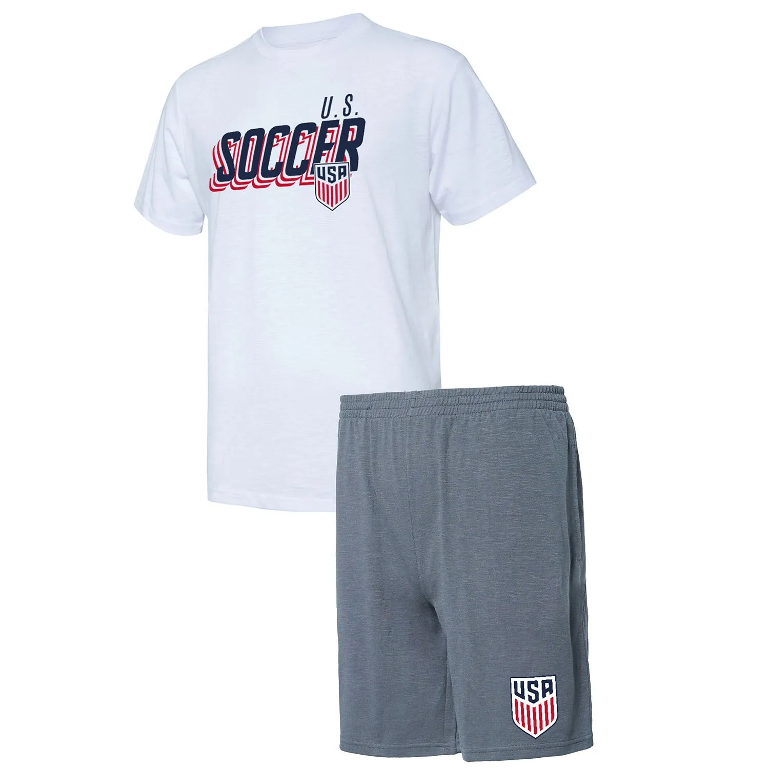 Men's Concepts Sports USA  Downfield Top & Short Set