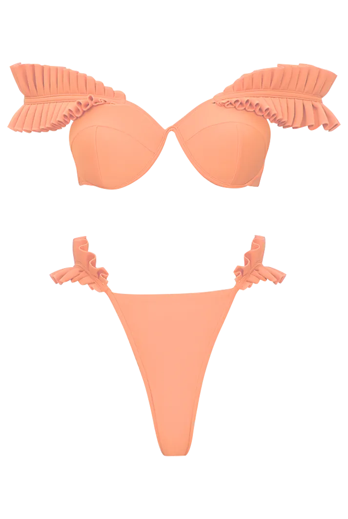 Mulan Multi-Way Bikini | Peach