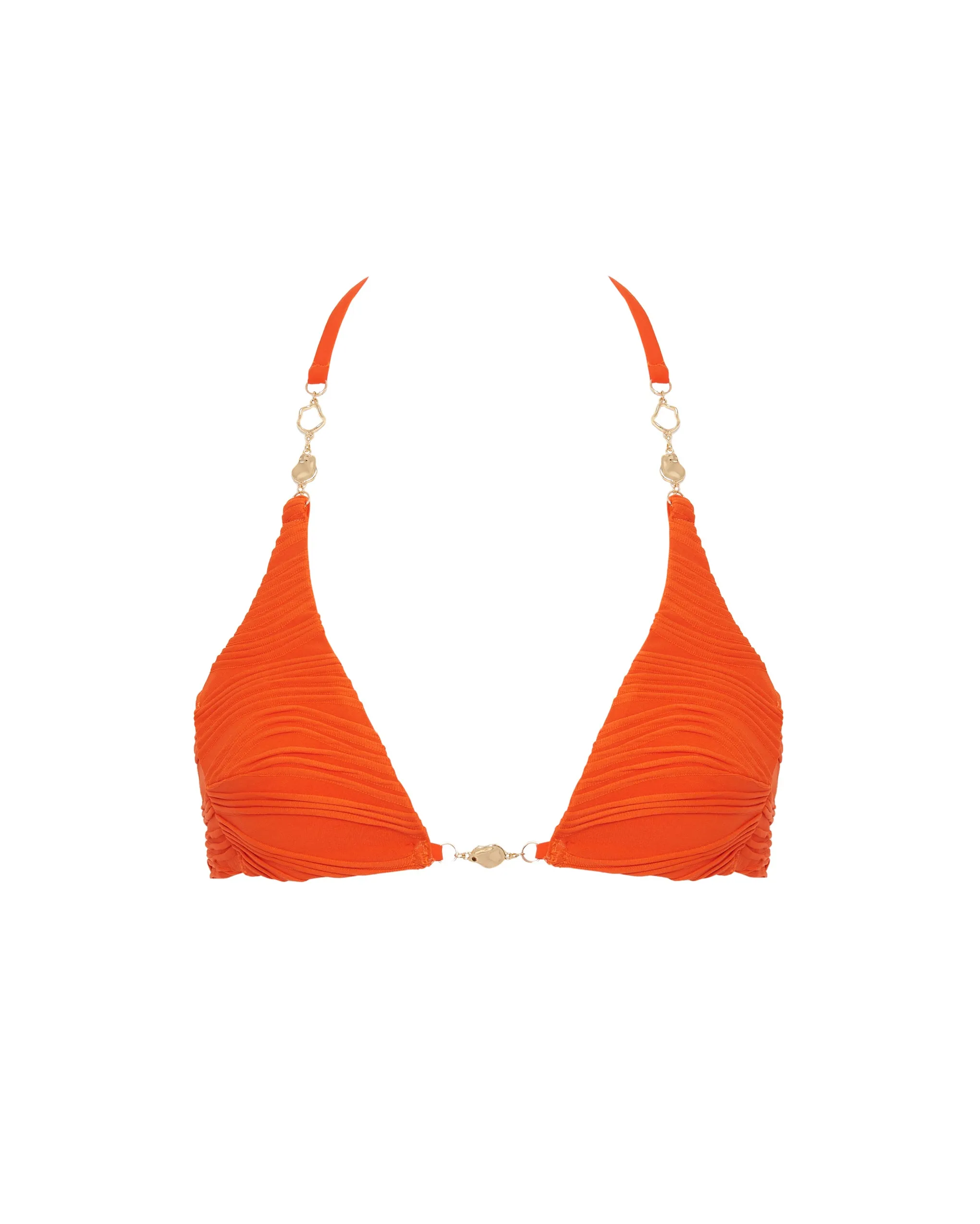 Orta Triangle Bikini Top Orange