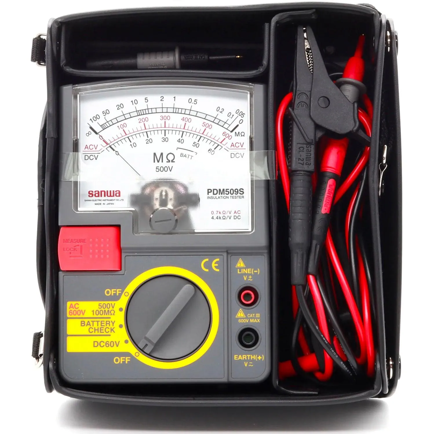 PDM509S | Analog Insulation Tester 500V / 100MΩ Single Range