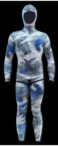 PoloSub Lined Open Cell Snow Camo Women's Wetsuit 5.5mm