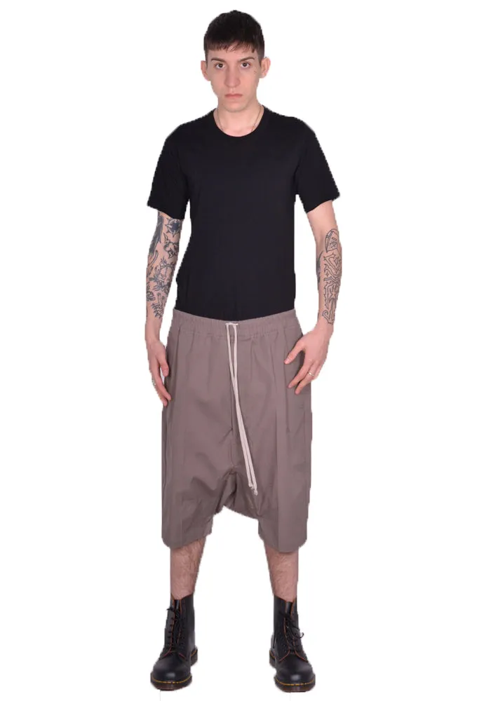 RICK OWENS MEN RU01D3384 TE 34 RICK'S PODS SHORTS DUST