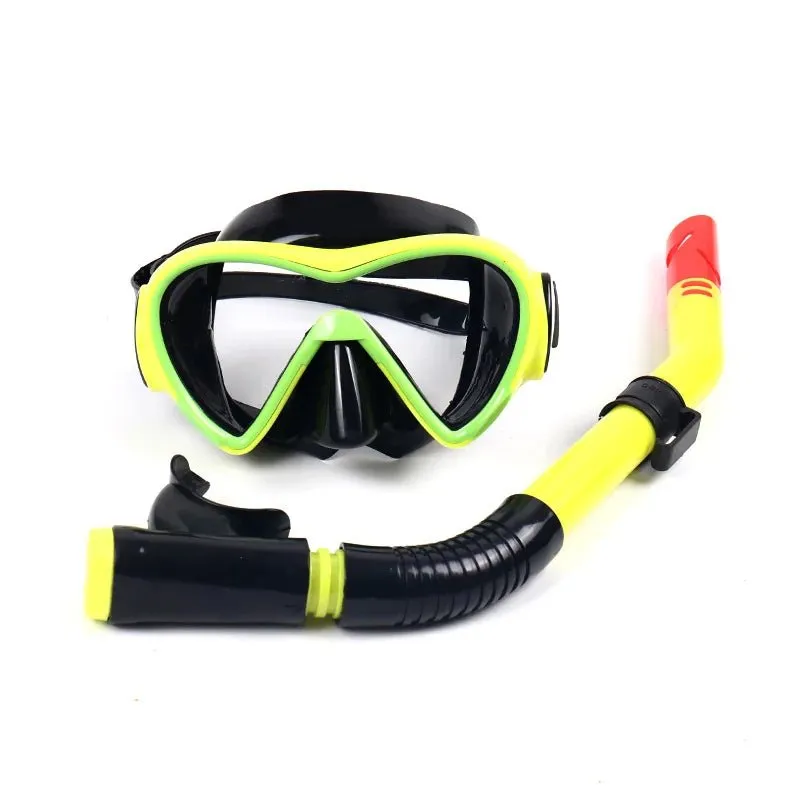 Scuba Diving Mask Ank Snorkel Diving Equipment Shockproof Anti-Fog  Underwater Snorkel Mask For Adult Swimming Goggles