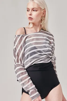 Sheer Stripe Tee