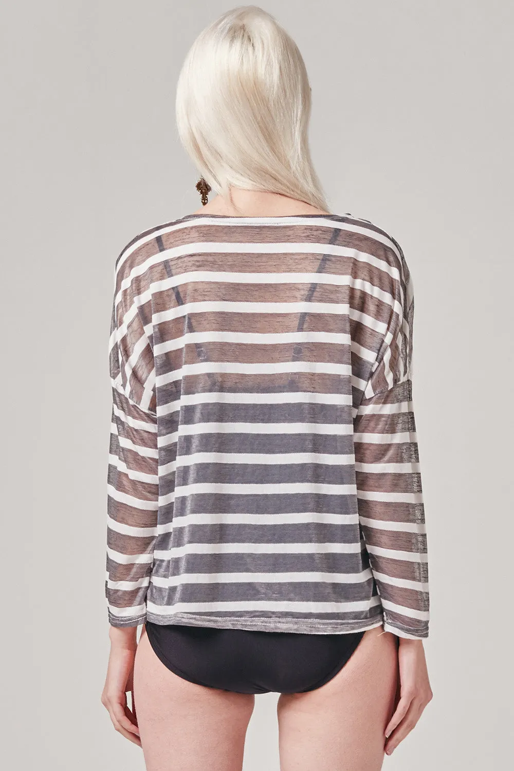 Sheer Stripe Tee