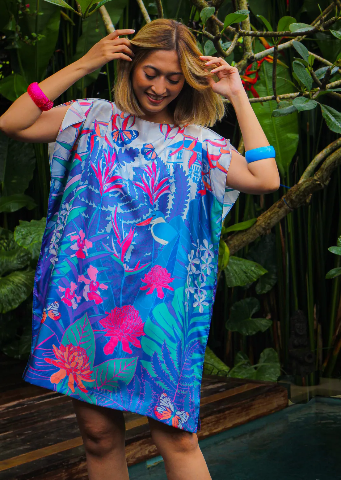 Silk Kaftan - Coastal Life