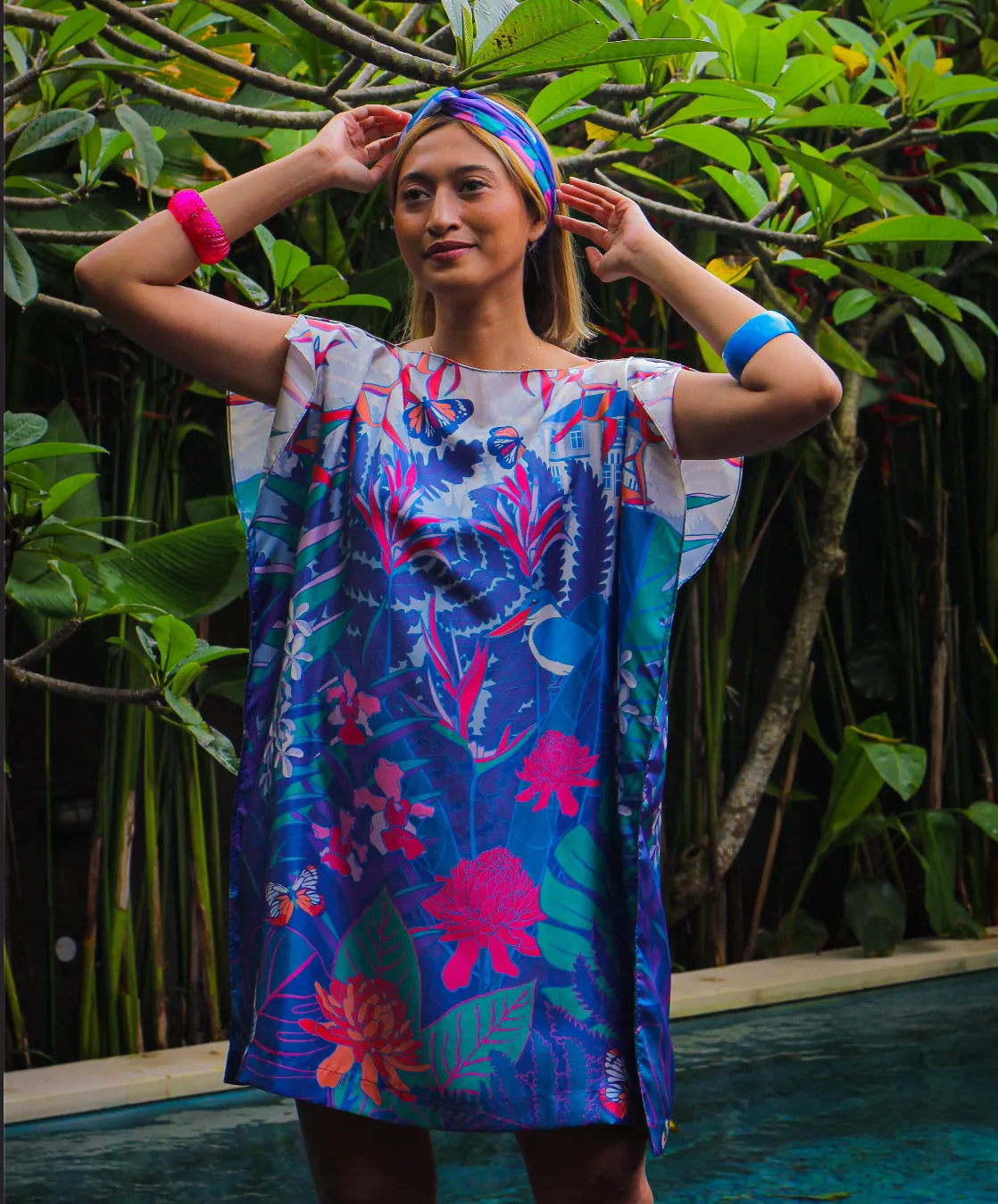 Silk Kaftan - Coastal Life