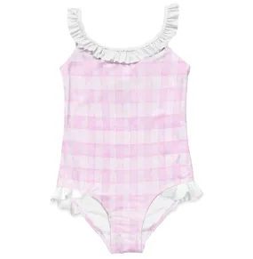 Stella Cove Pink Check Swimsuit