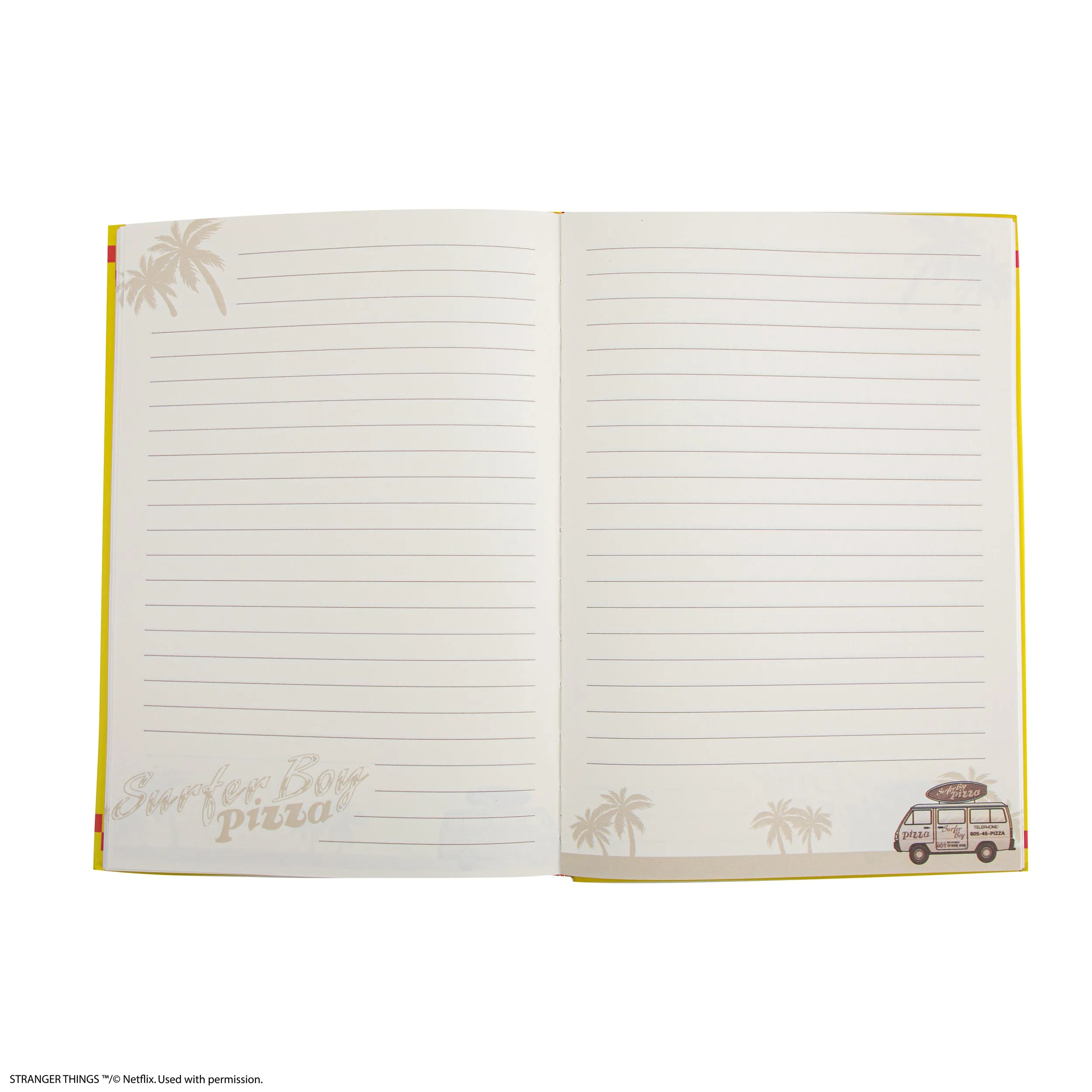 Surfer Boy Pizza Notebook