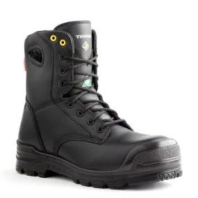 Terra Argo Men's Women's 8" Waterproof Composite Toe Work Safety Boot 2975B - Black