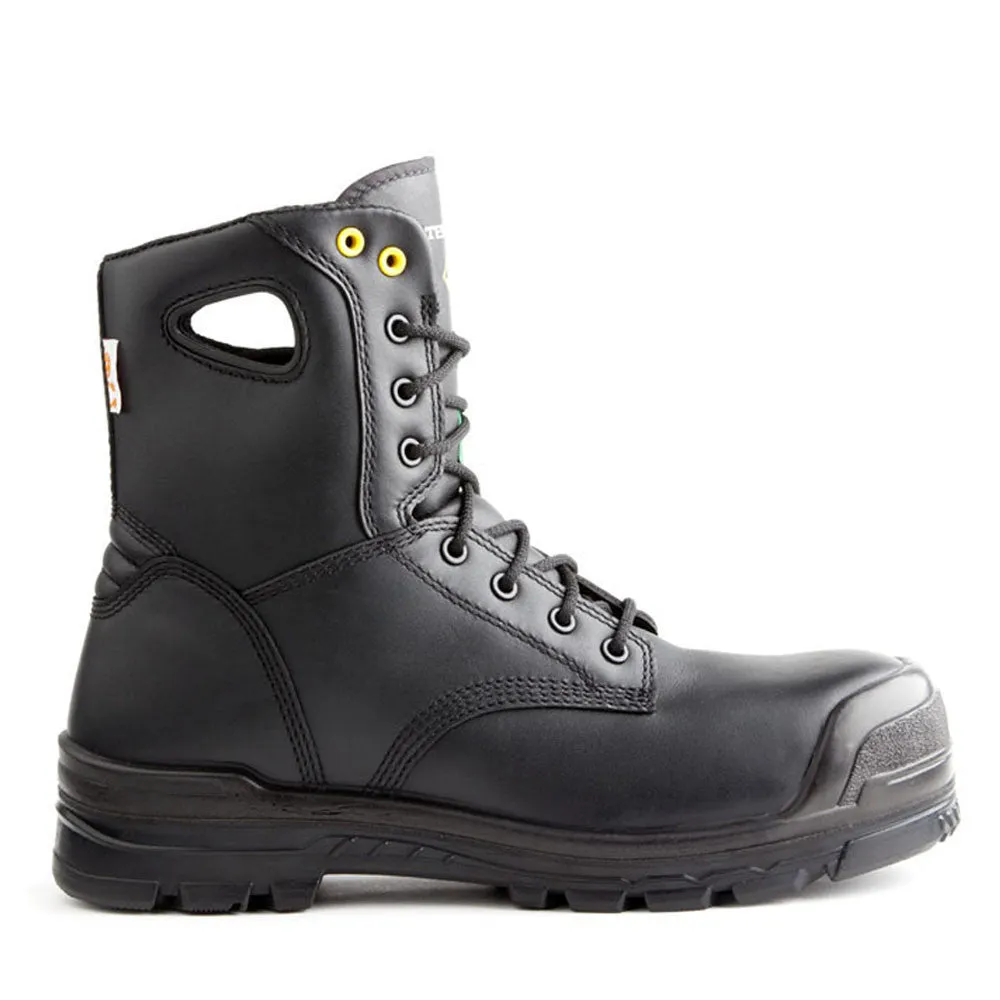 Terra Argo Men's Women's 8" Waterproof Composite Toe Work Safety Boot 2975B - Black