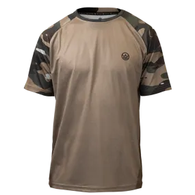 Woodland Camo Short Sleeve MTB Jersey (Sleeves Only Design)